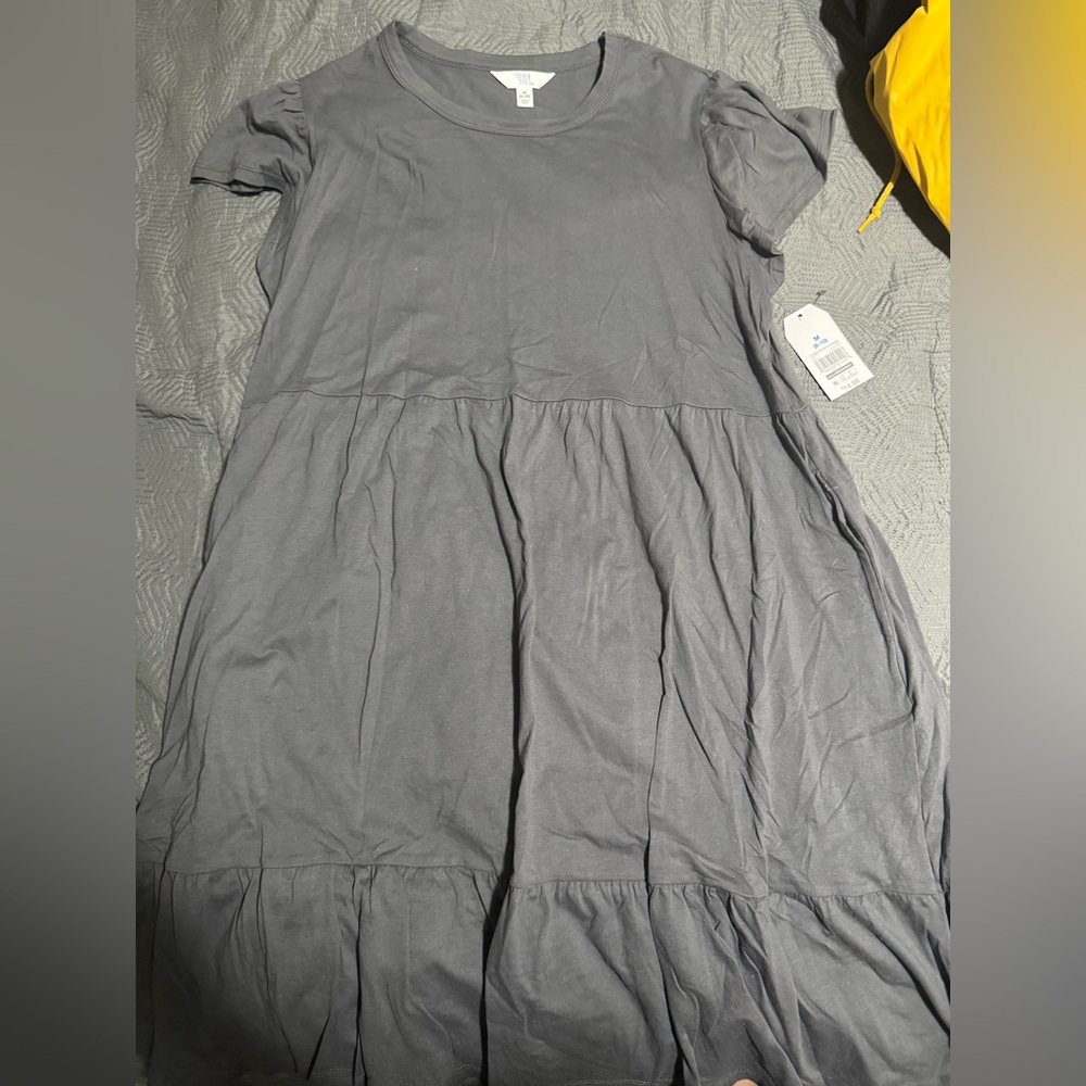 Universal Thread Charcoal Tiered Dress